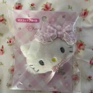 Japan Sanrio Original Mascot Brooch - Charmmy Kitty : My Furbaby Charmmykitty